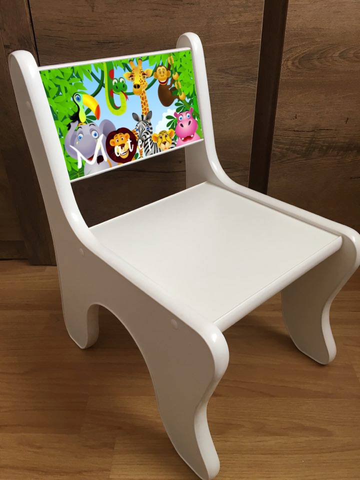Personalizovan stoliky - s menom dieaa - Madagaskar verzia